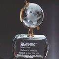 Optical Crystal Spinner Globe Award